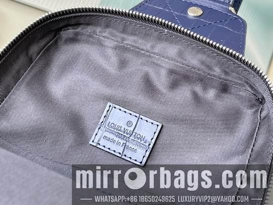 LV Bags Avenue N41720鳄鱼纹黑 蓝20x31x10cm gf