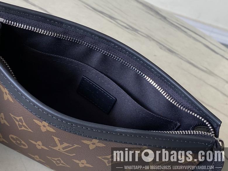 LV Bags Gaston M14036 22x14.5x4.5cm gf