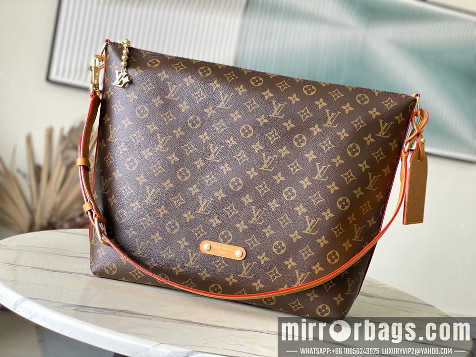 LV Bags Vagabond Hobo M14018 35x12x38cm gf