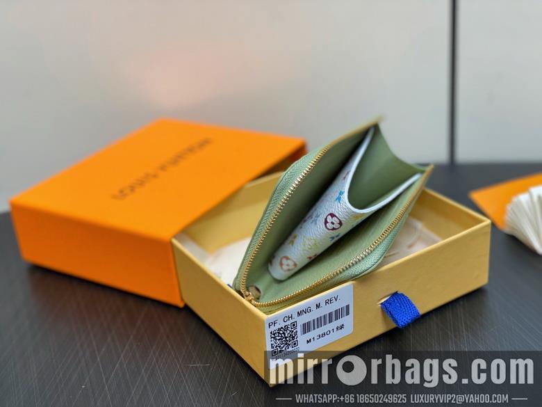 LV Bags Compact M13801 11x8.5x1.5cm gf2