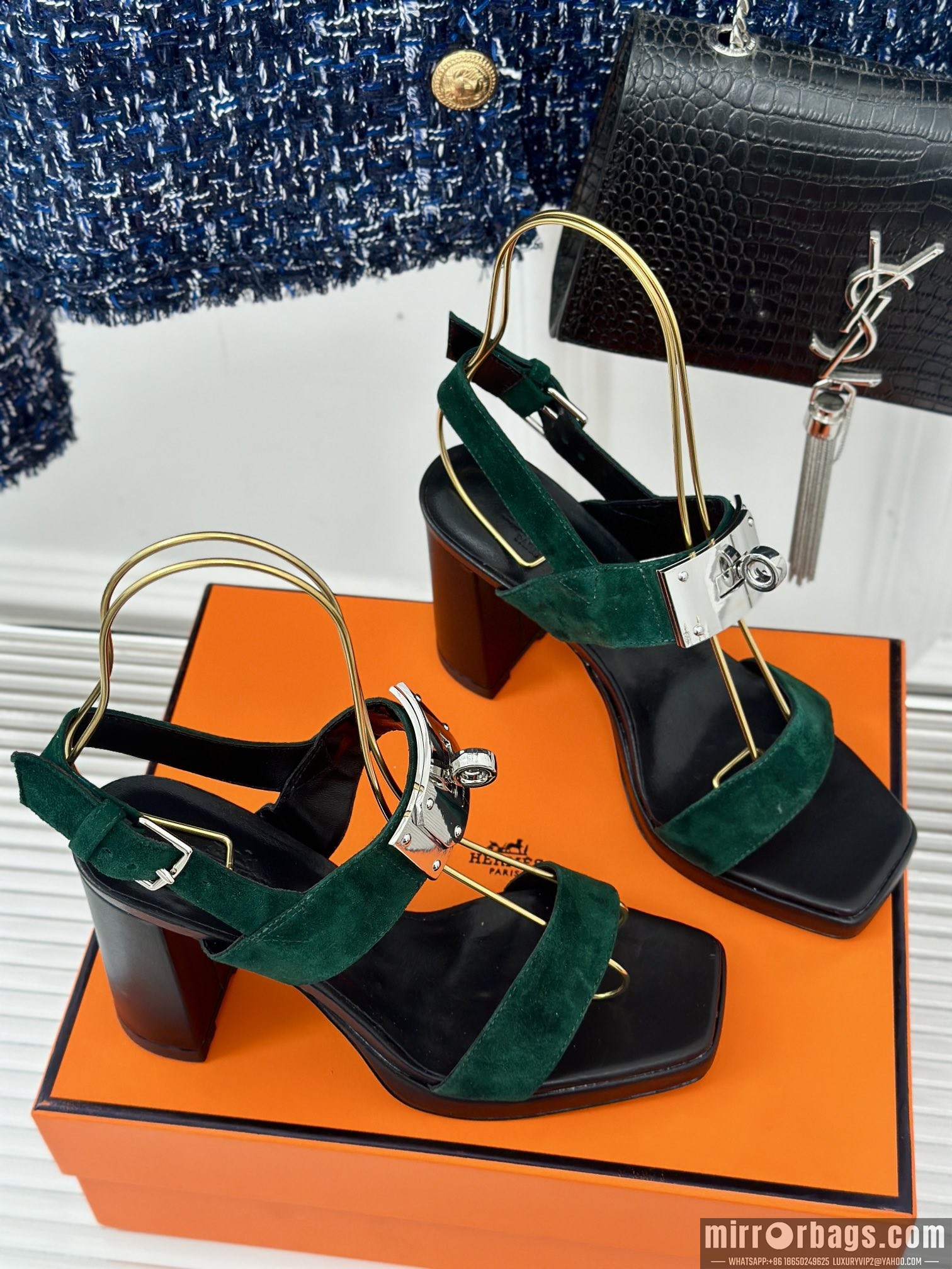 Hermes Shoes Hermes sz35-42 9.5cm h0706