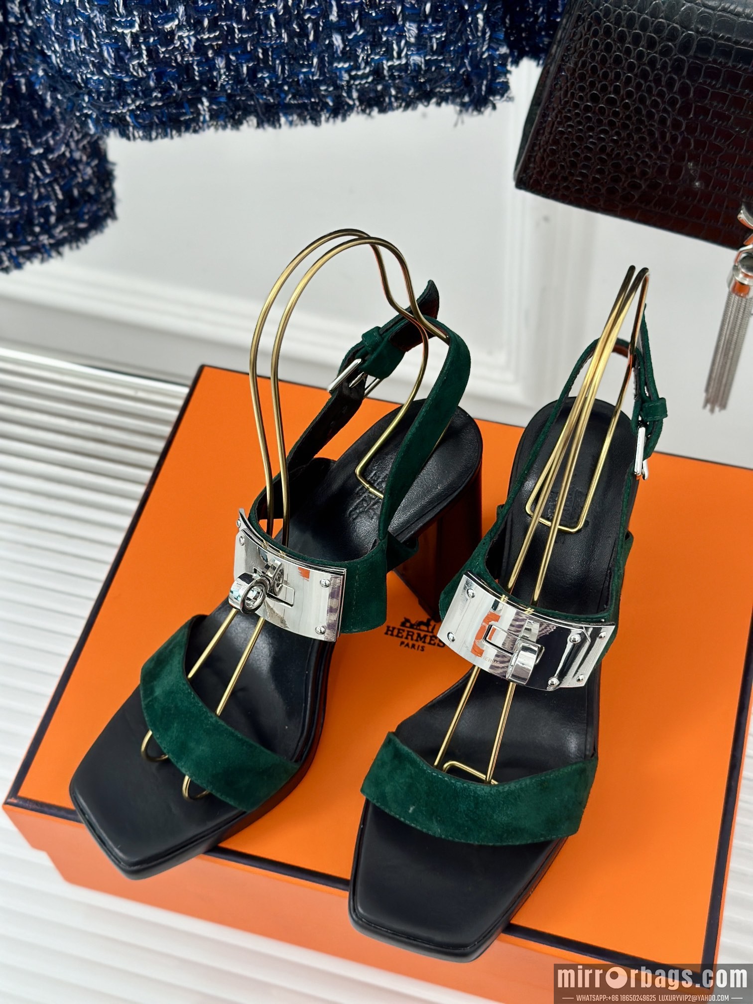 Hermes Shoes Hermes sz35-42 9.5cm h0706