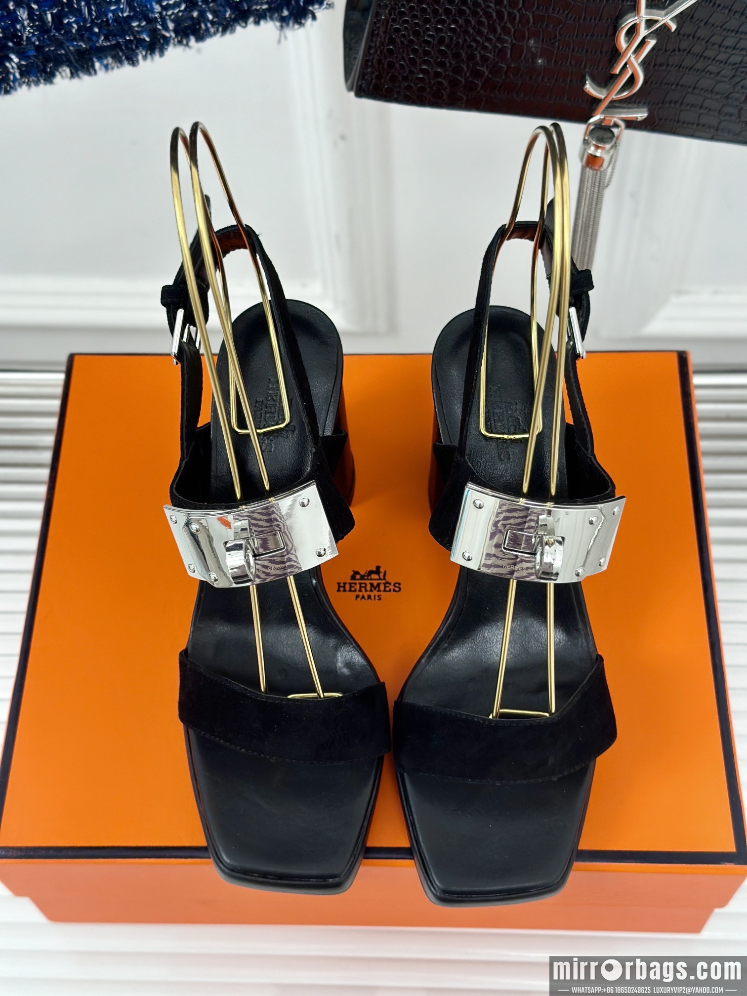 Hermes Shoes Hermes sz35-42 9.5cm h0706