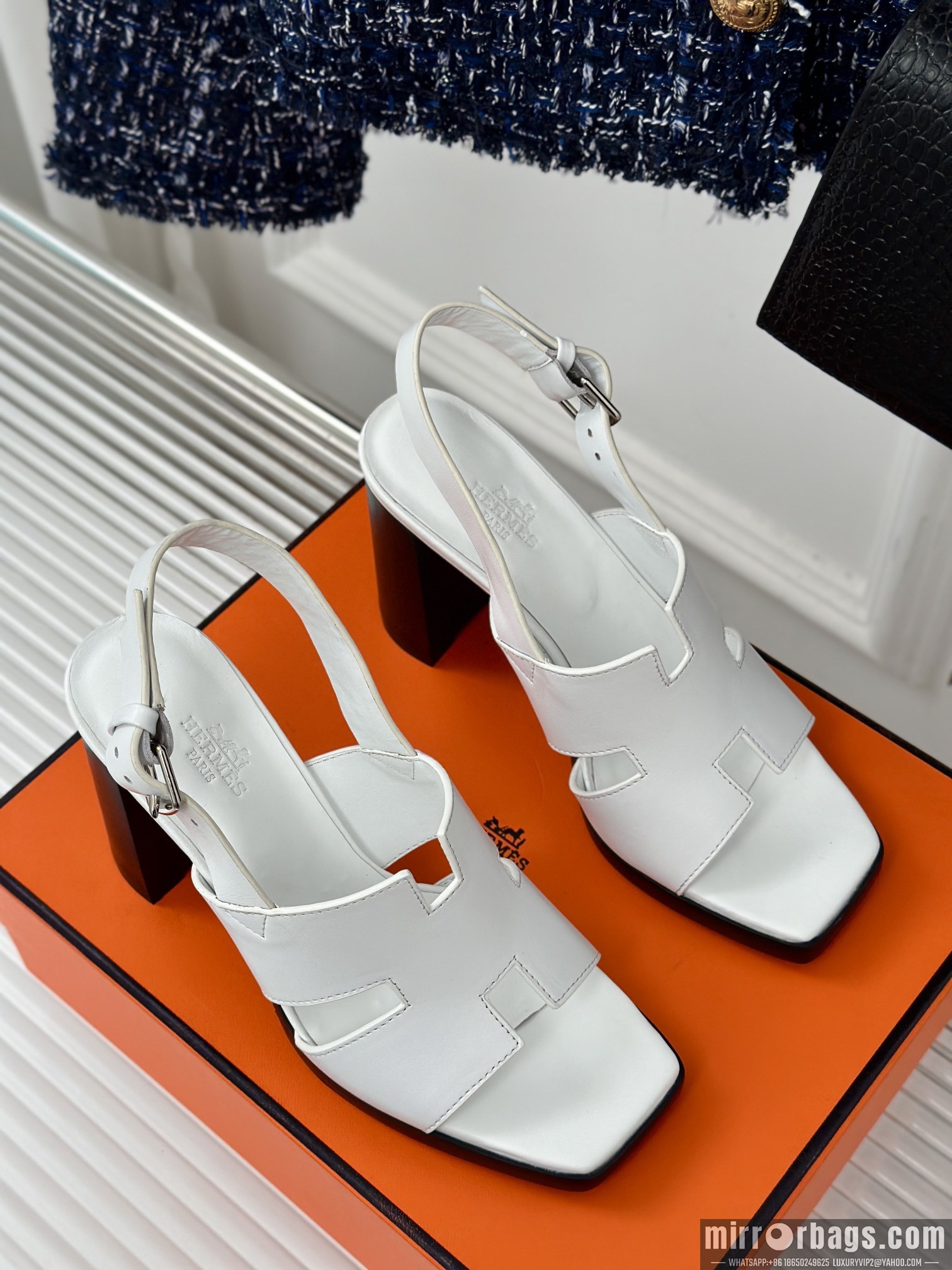 Hermes Shoes Hermes sz35-42 9.5cm h0701