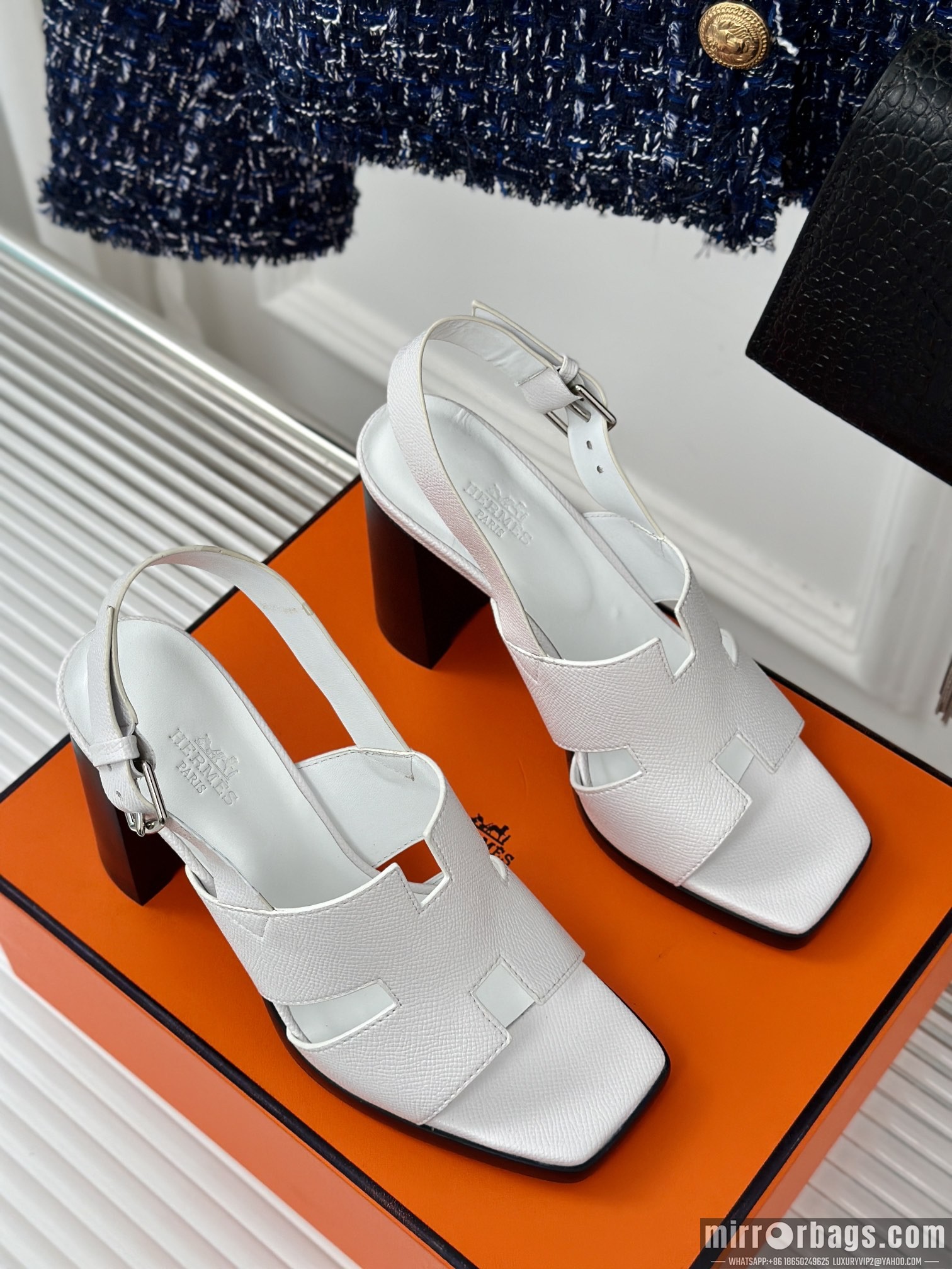 Hermes Shoes Hermes sz35-42 9.5cm h0702