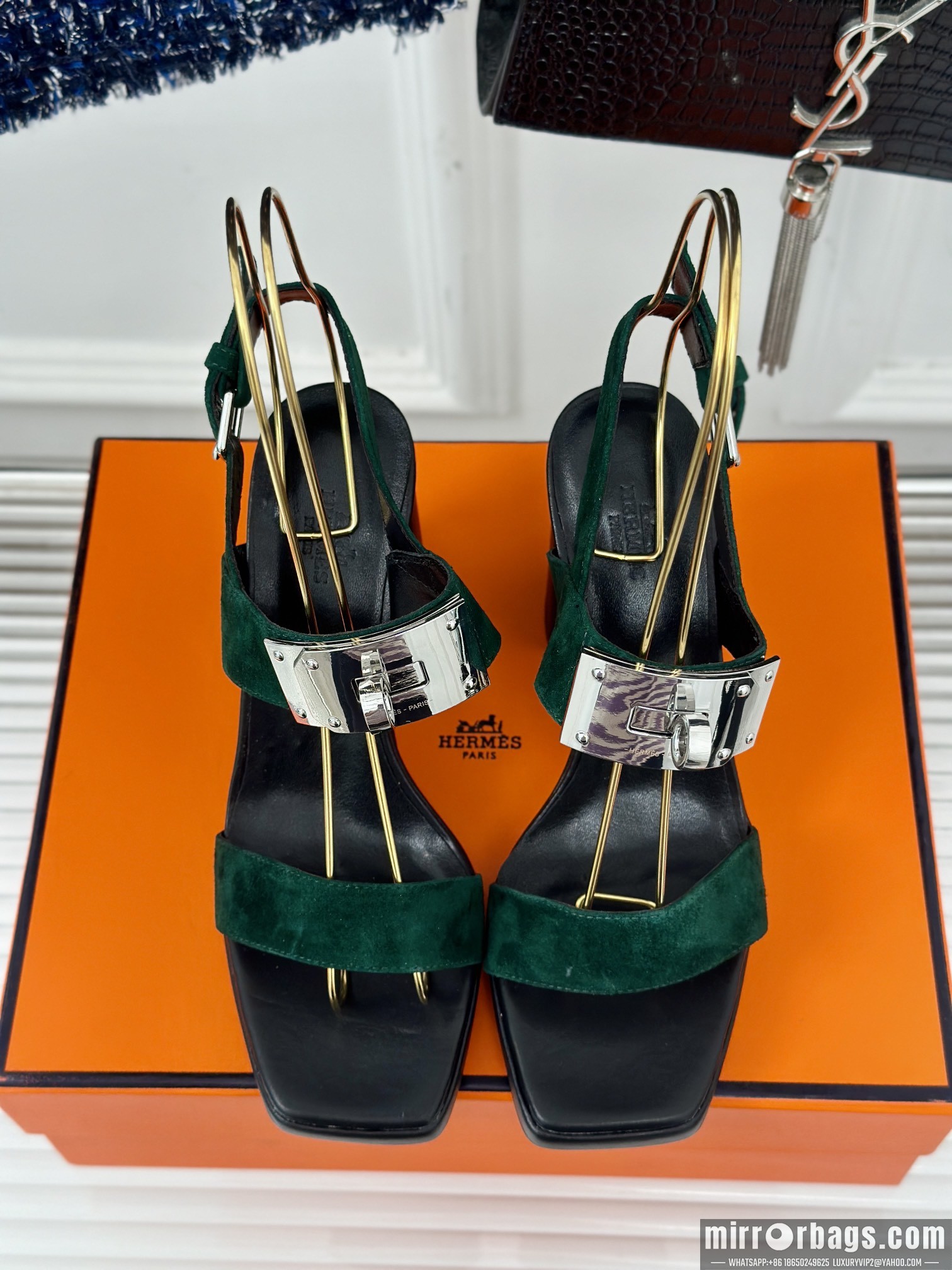 Hermes Shoes Hermes sz35-42 9.5cm h0706