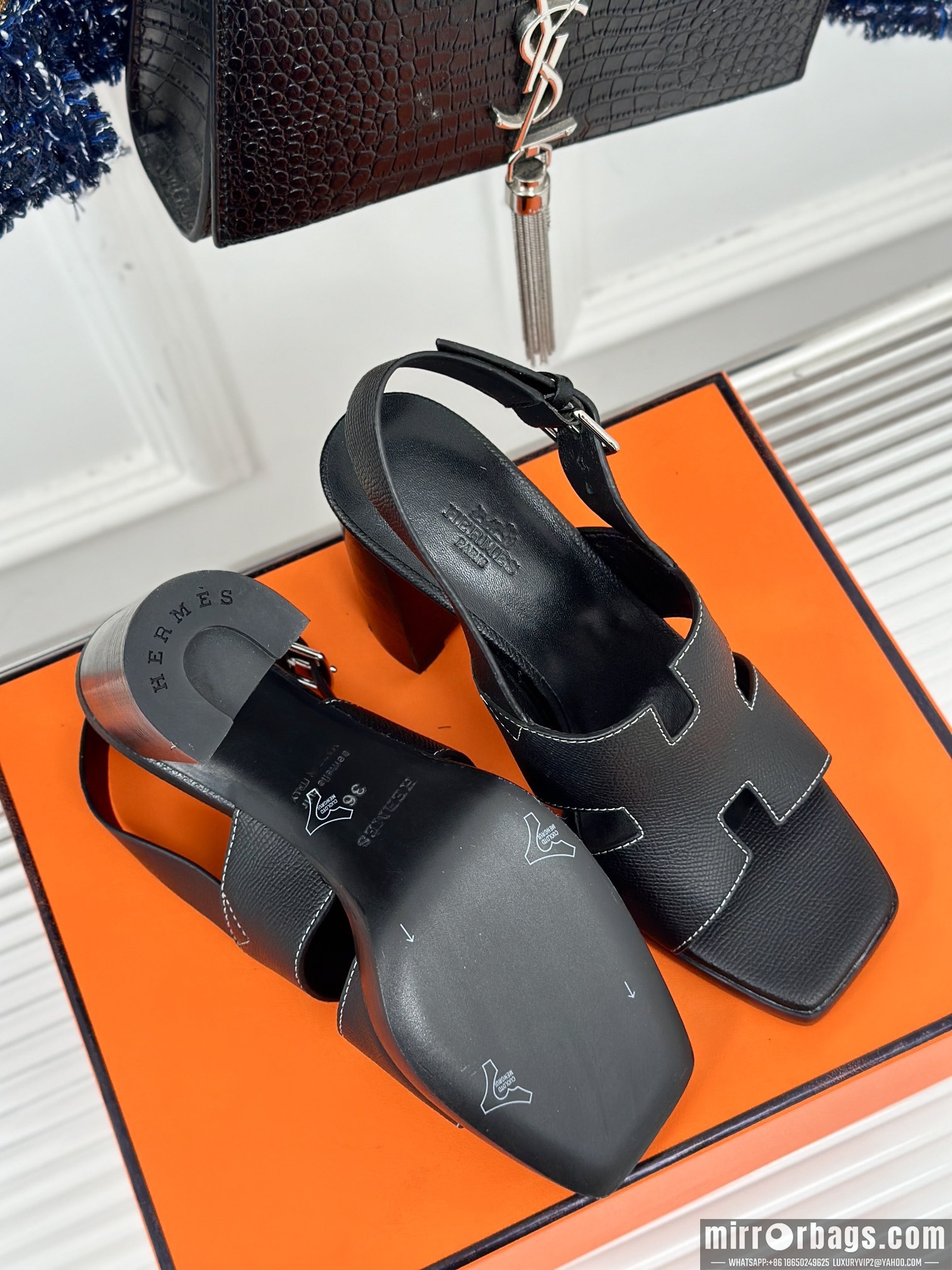 Hermes Shoes Hermes sz35-42 9.5cm h0702