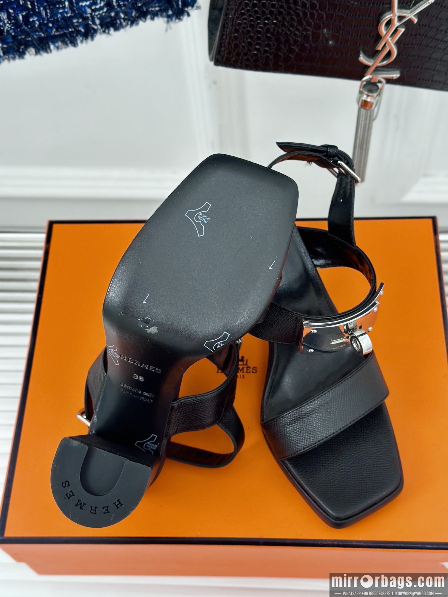 Hermes Shoes Hermes sz35-42 9.5cm h0704