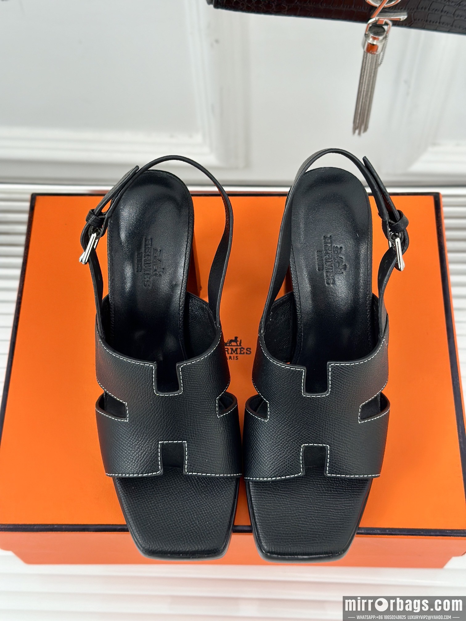 Hermes Shoes Hermes sz35-42 9.5cm h0702
