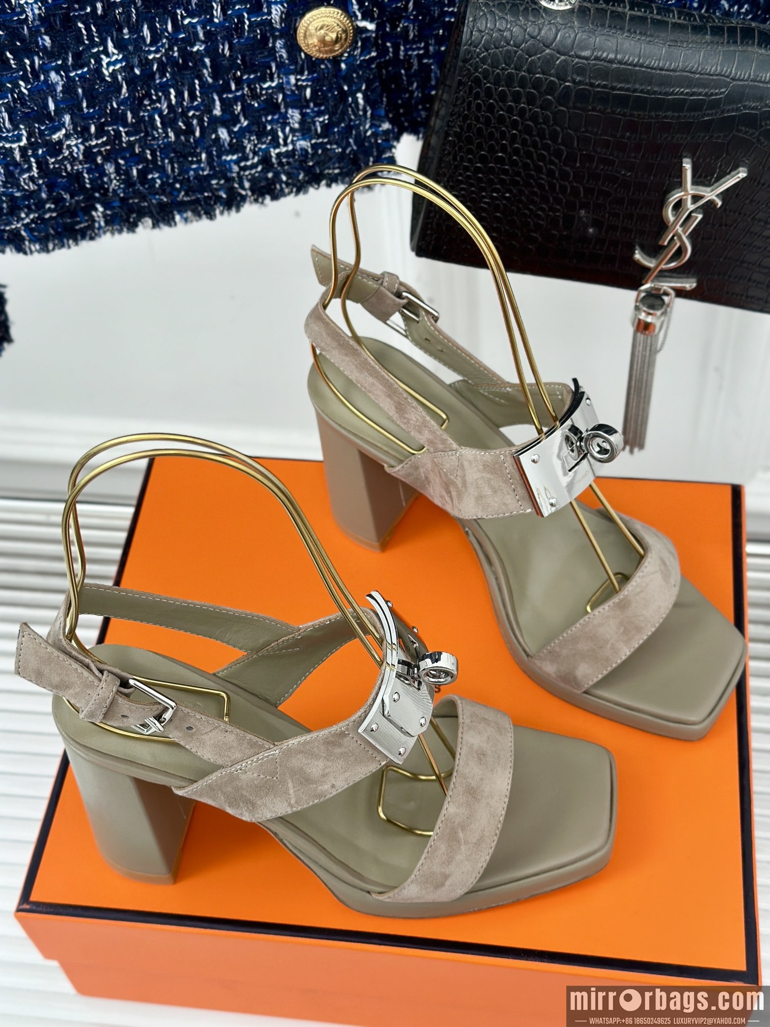 Hermes Shoes Hermes sz35-42 9.5cm h0706