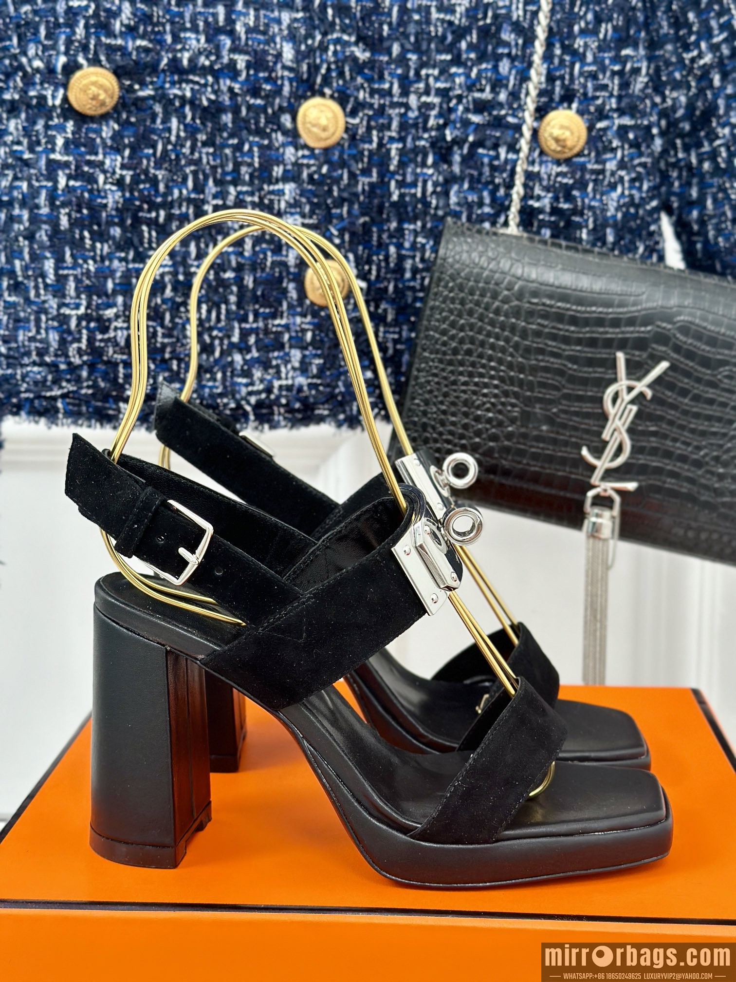 Hermes Shoes Hermes sz35-42 9.5cm h0706