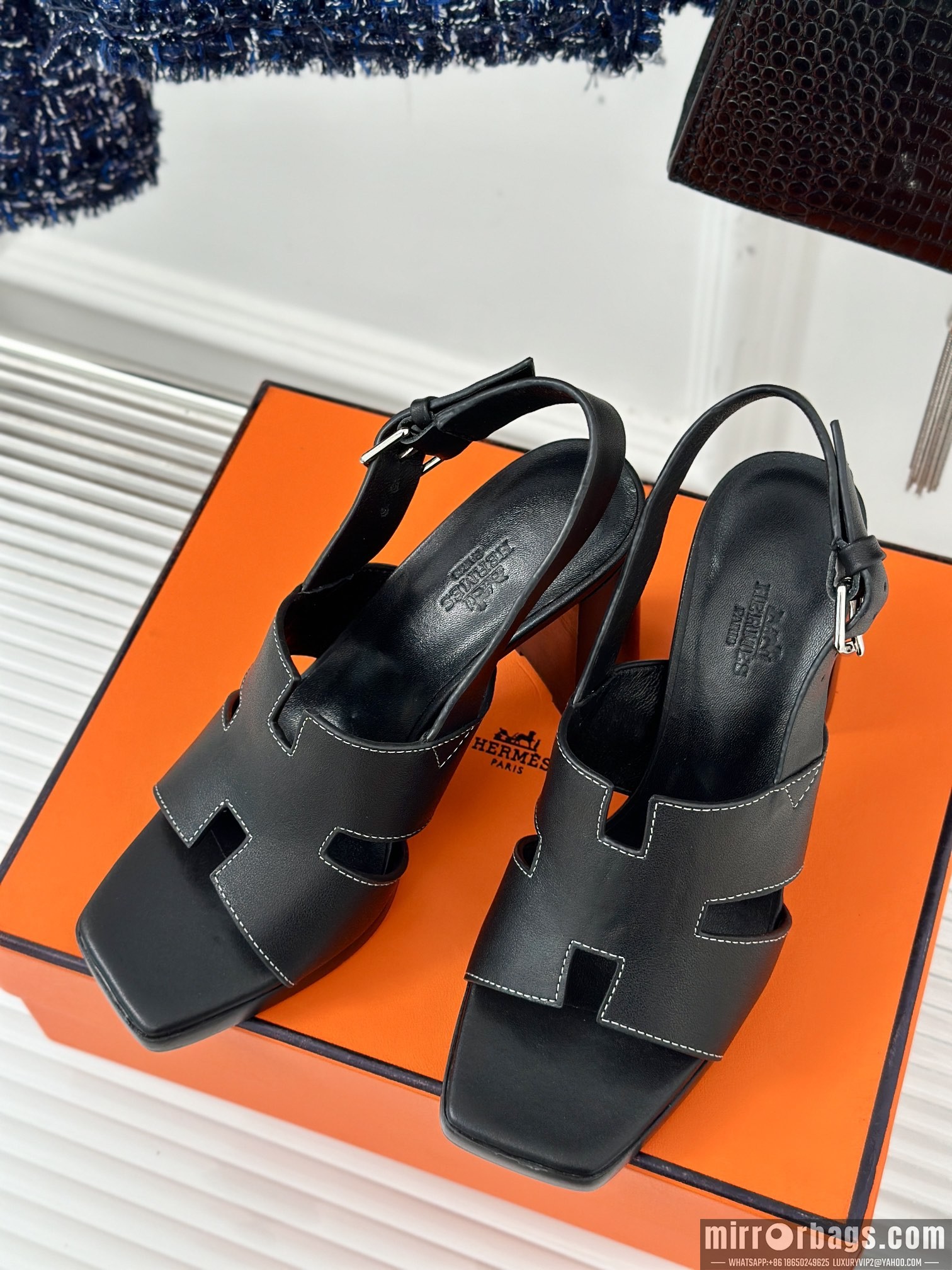 Hermes Shoes Hermes sz35-42 9.5cm h0701