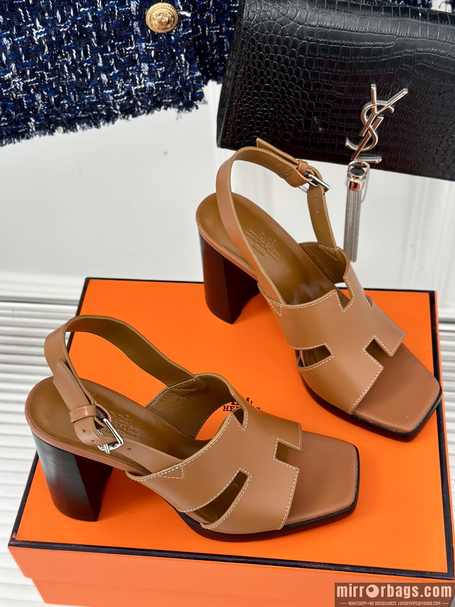 Hermes Shoes Hermes sz35-42 9.5cm h0701