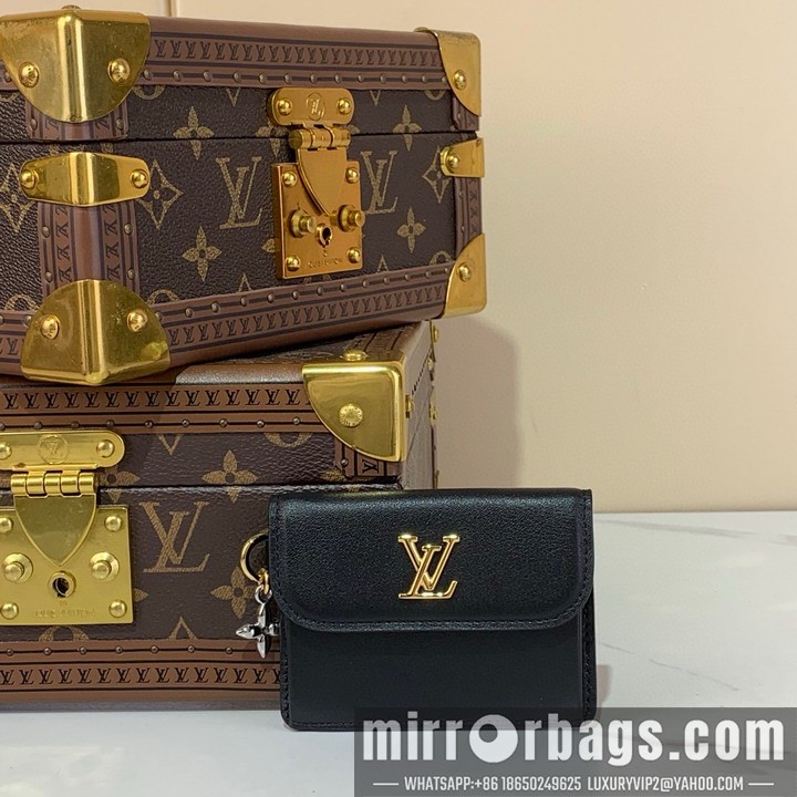 LV Bags Trifold Wallet m15081 10x7x3cm gf