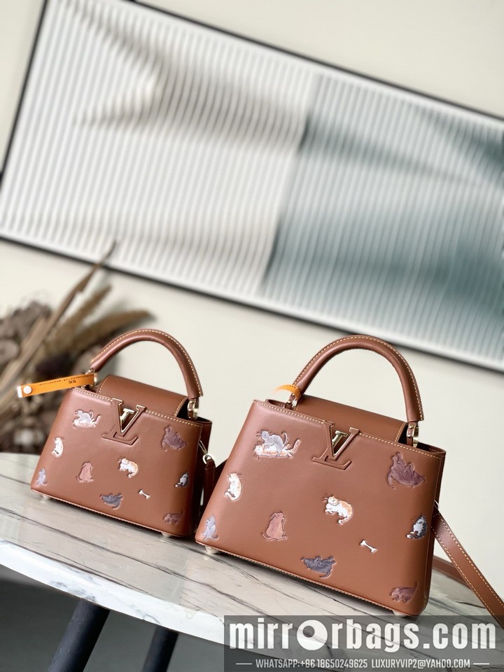 LV Bags Cap M25874 21x13.6x8cm gf