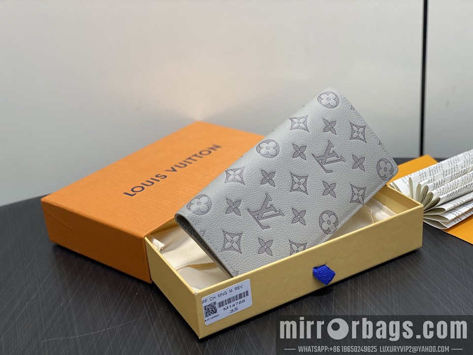 LV Bags Brazza M14788 10x19x2cm gf