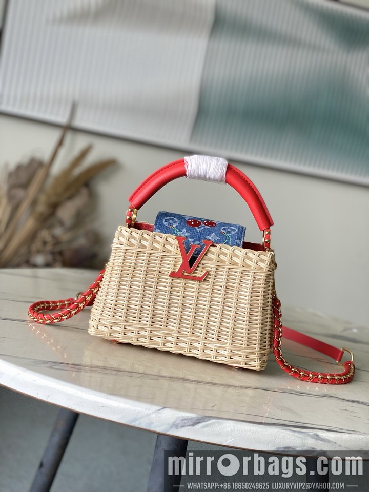 LV Bags Cap M14295 21x13.6x8cm gf