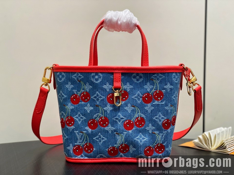 LV Bags Neverfull M14997 26.5x16.5x11cm gf
