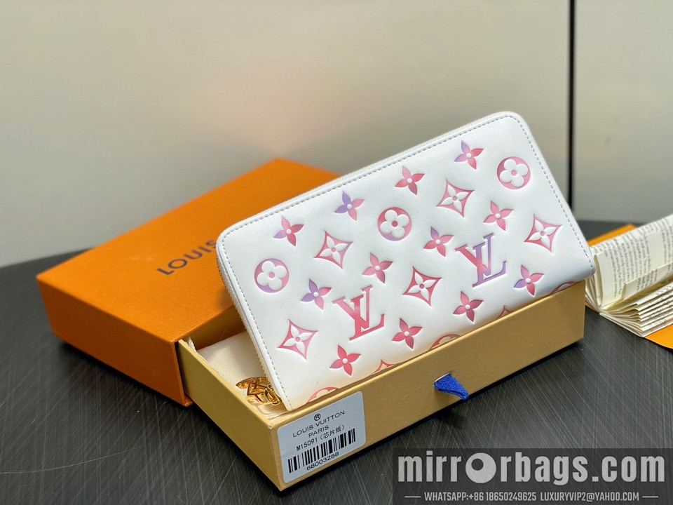 LV Bags Zippy M15091 19.5x10.5x2.5cm gf