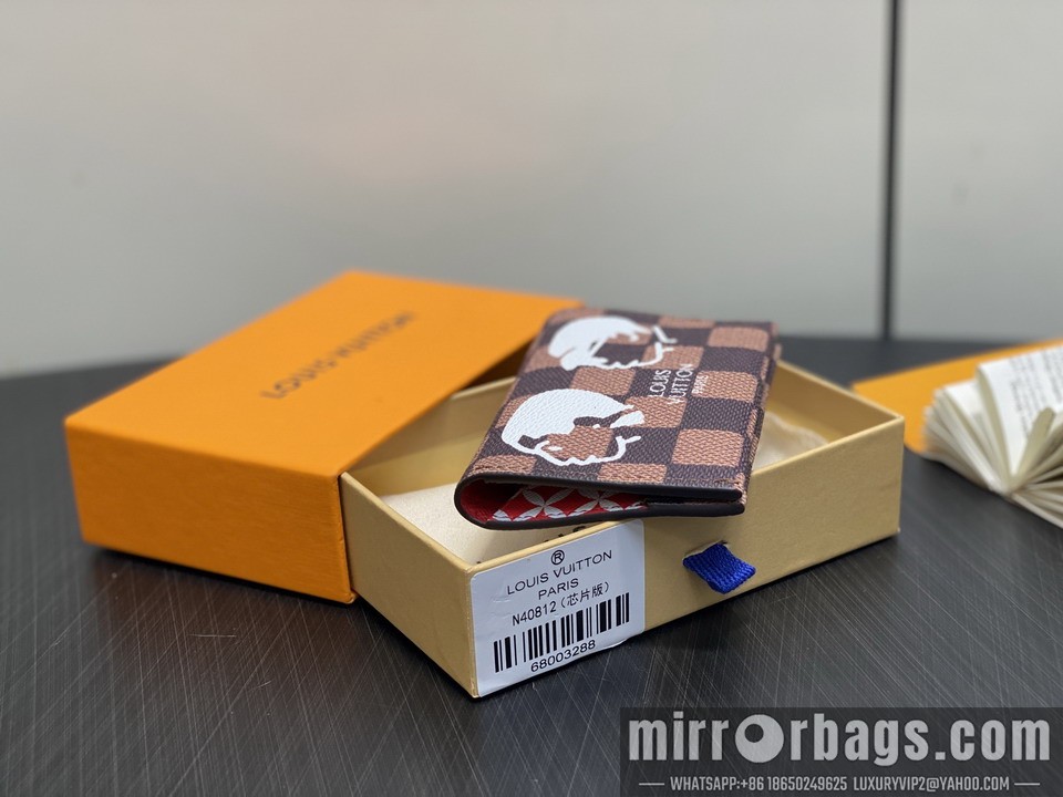 LV Bags Slim N40812 7.3x1x10.6cm gf