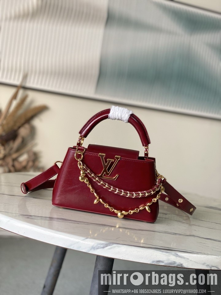 LV Bags Cap M25473 22x12x8cm gf