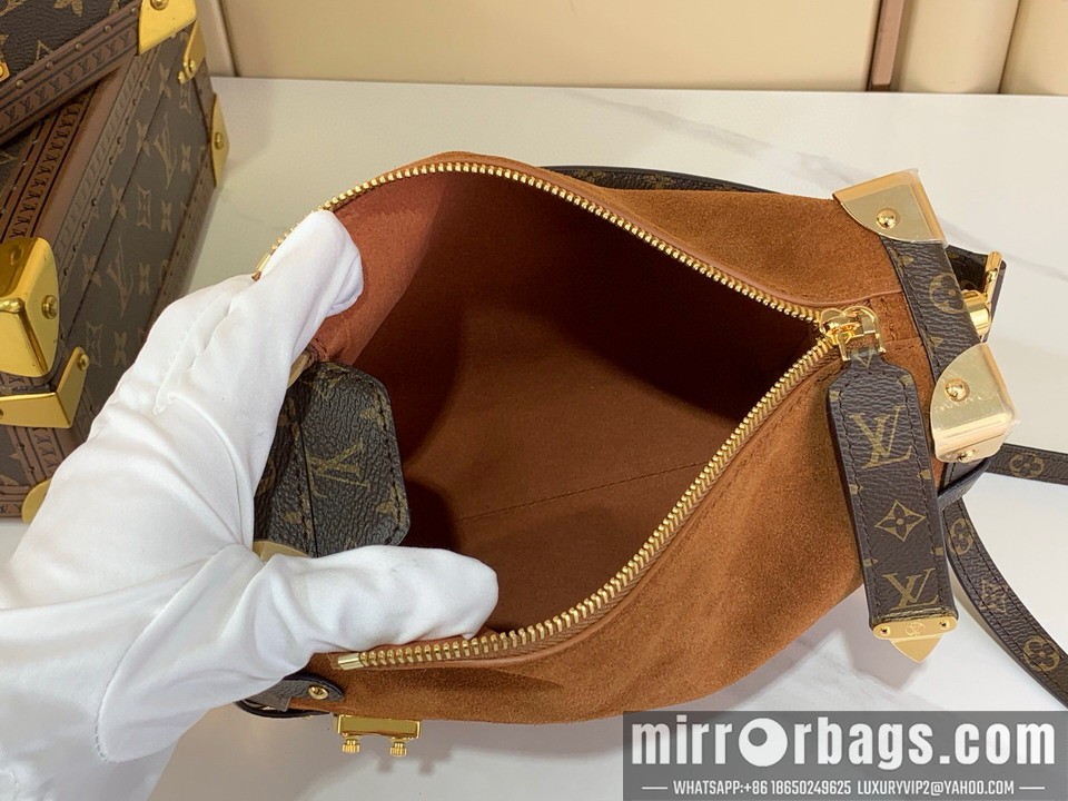 LV Bags Side Trunk m15072 16x8.5x23.5cm gf