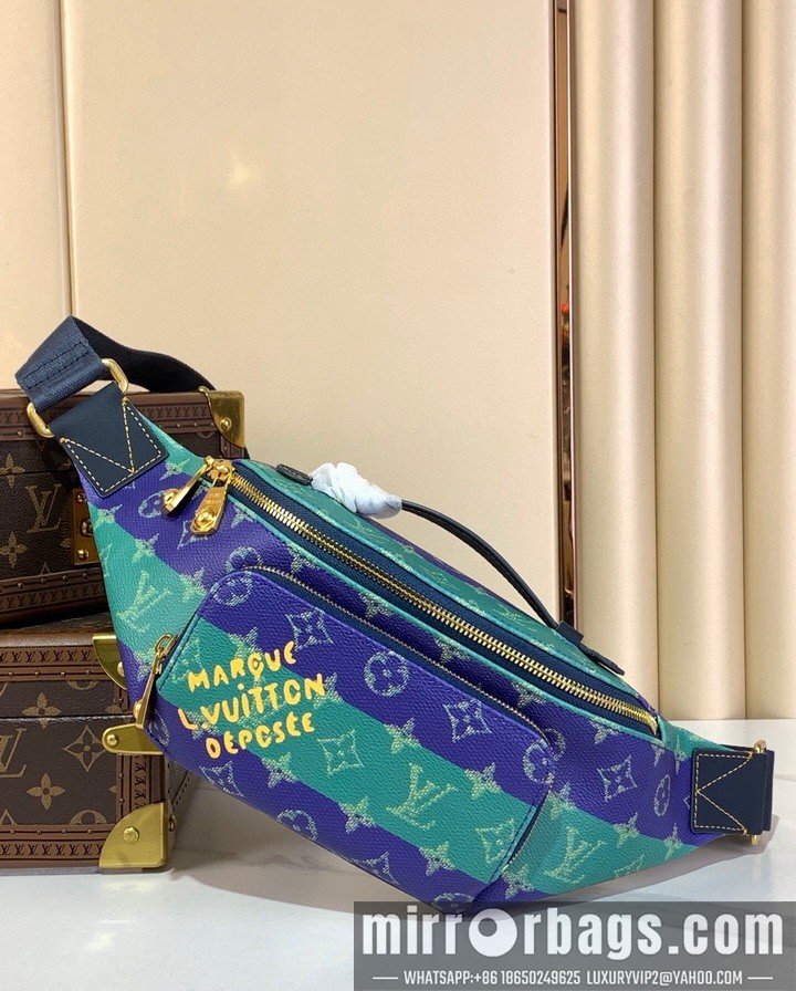 LV Bags Rush M25783 30x15x8cm gf