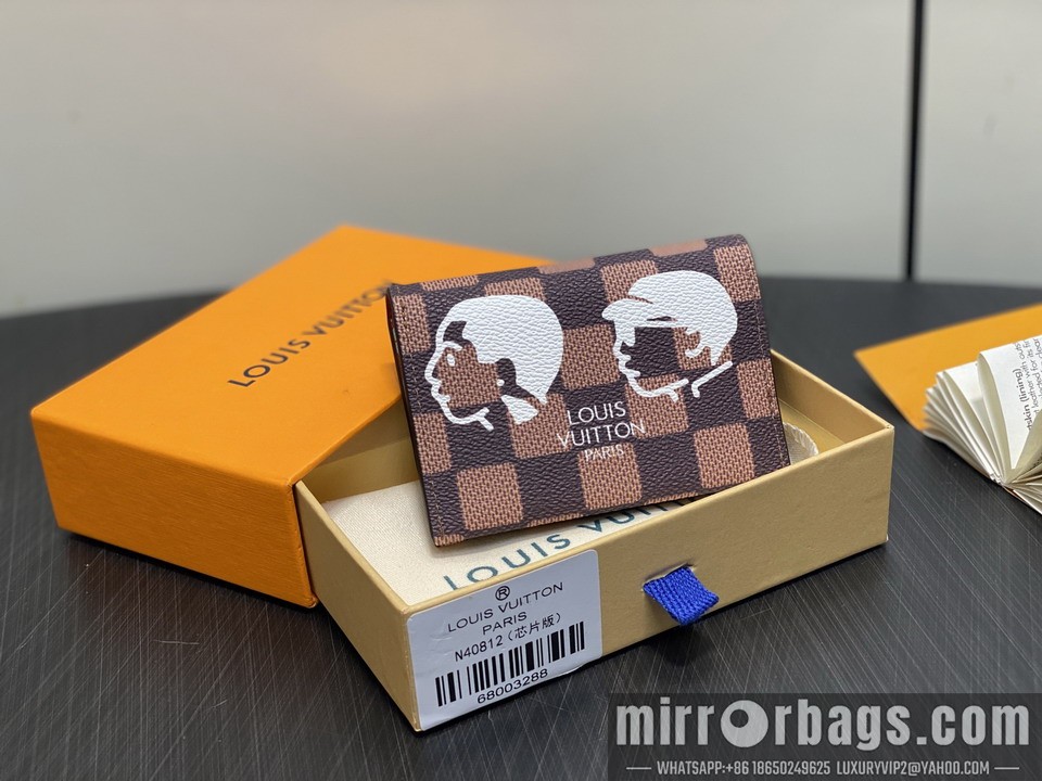 LV Bags Slim N40812 7.3x1x10.6cm gf