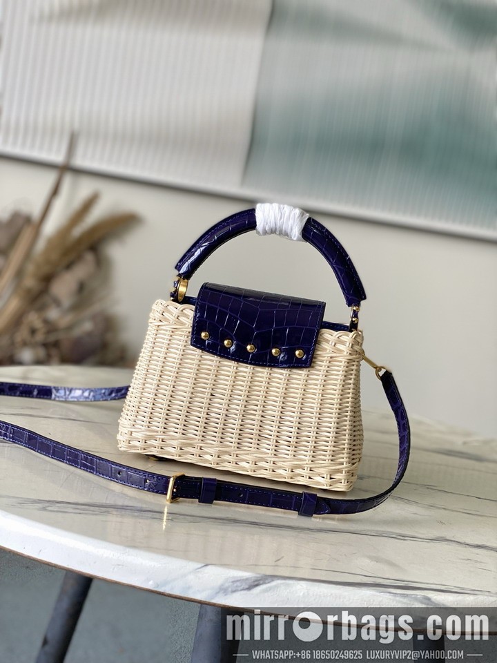LV Bags Cap M48865 21x14x8cm gf