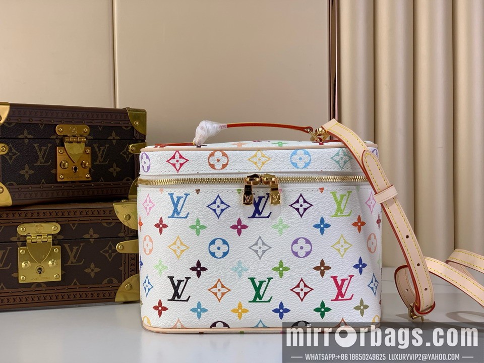 LV Bags Nice M42265 24x18x14.5cm gf