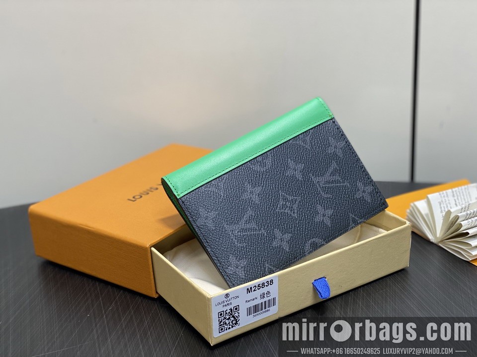 LV Bags Brazza M25838 14x2.5x10cm gf1