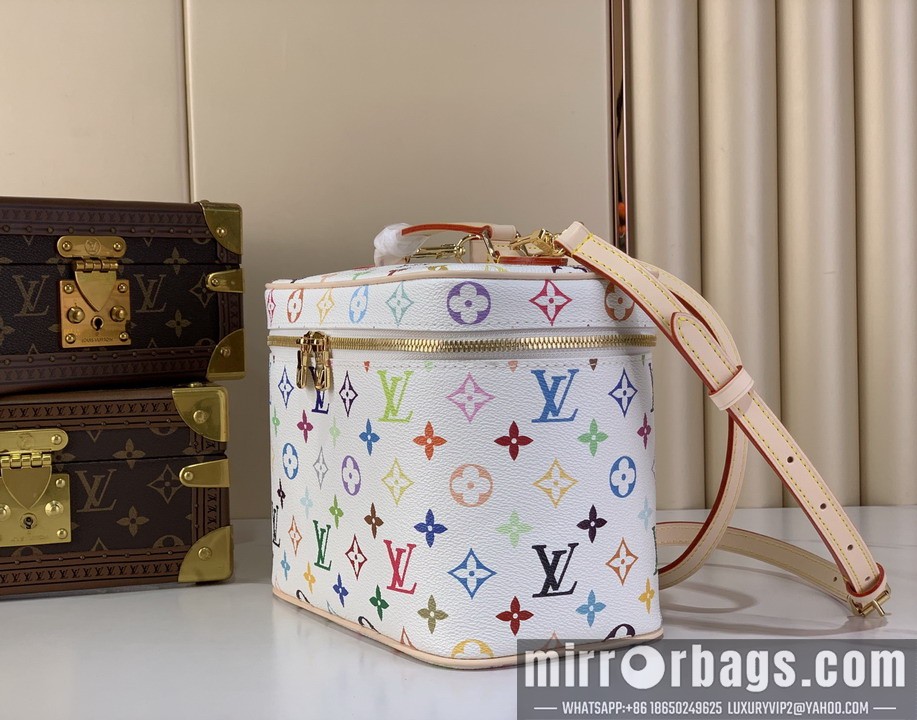 LV Bags Nice M42265 24x18x14.5cm gf