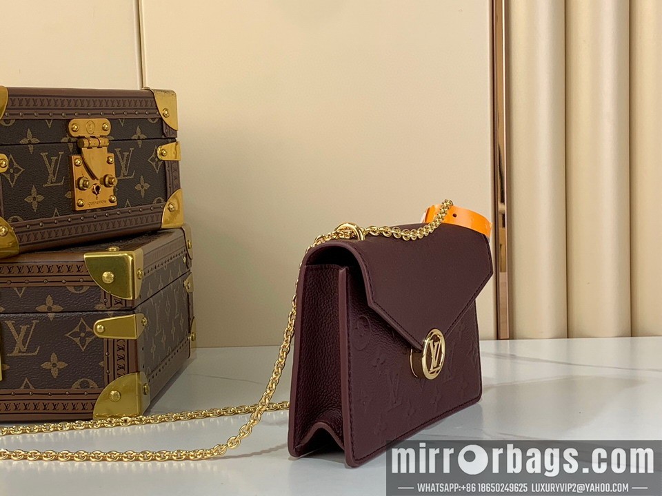 LV Bags Rosy m25814 19.5x13.5x6.5cm gf
