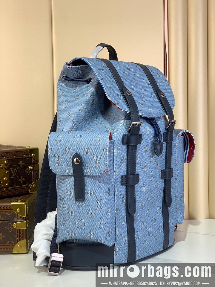 LV Bags Christopher m14676 44x12.5x38cm gf