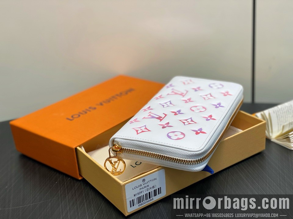 LV Bags Zippy M15091 19.5x10.5x2.5cm gf