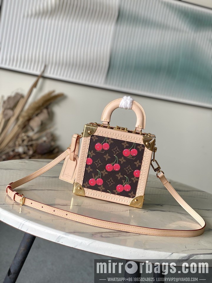 LV Bags Square Trunk M14040 17x17x8cm gf