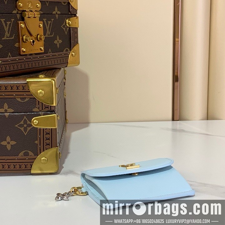 LV Bags Trifold Wallet m14614 10x7x3cm gf
