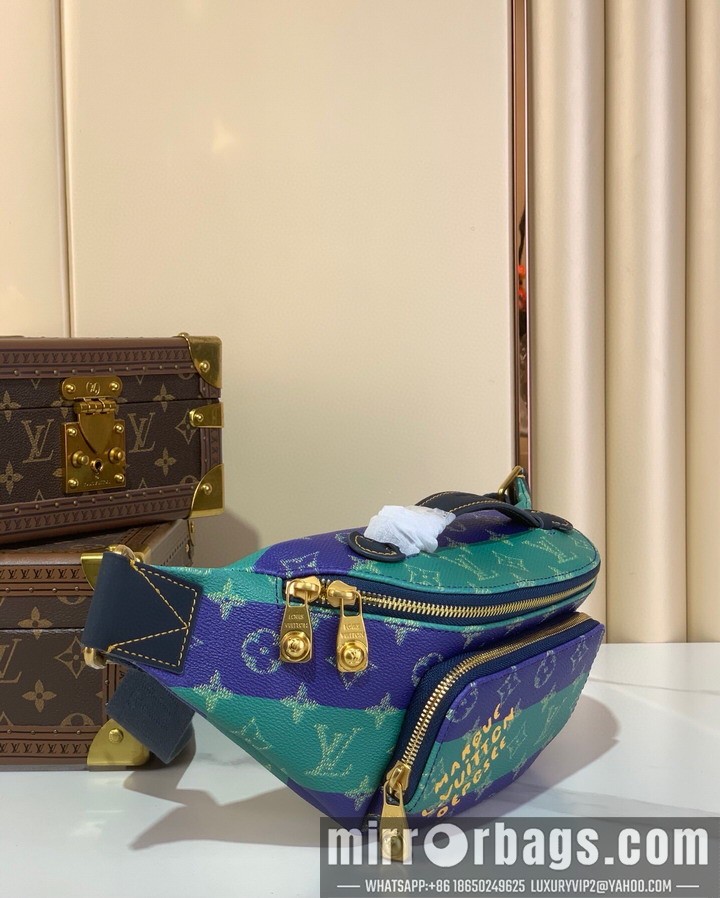 LV Bags Rush M25783 30x15x8cm gf