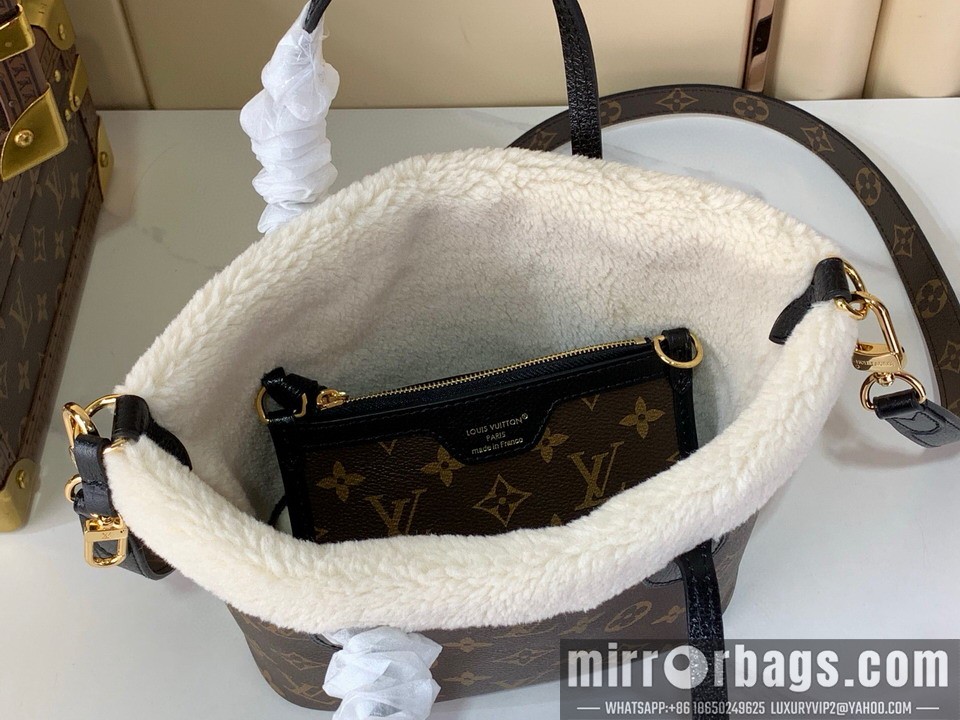 LV Bags Neverfull m26315 16.5x11x26.5cm gf