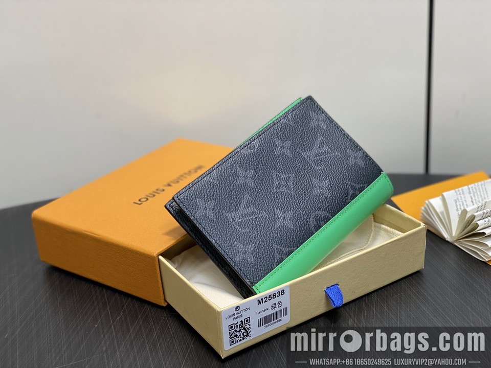LV Bags Brazza M25838 14x2.5x10cm gf1