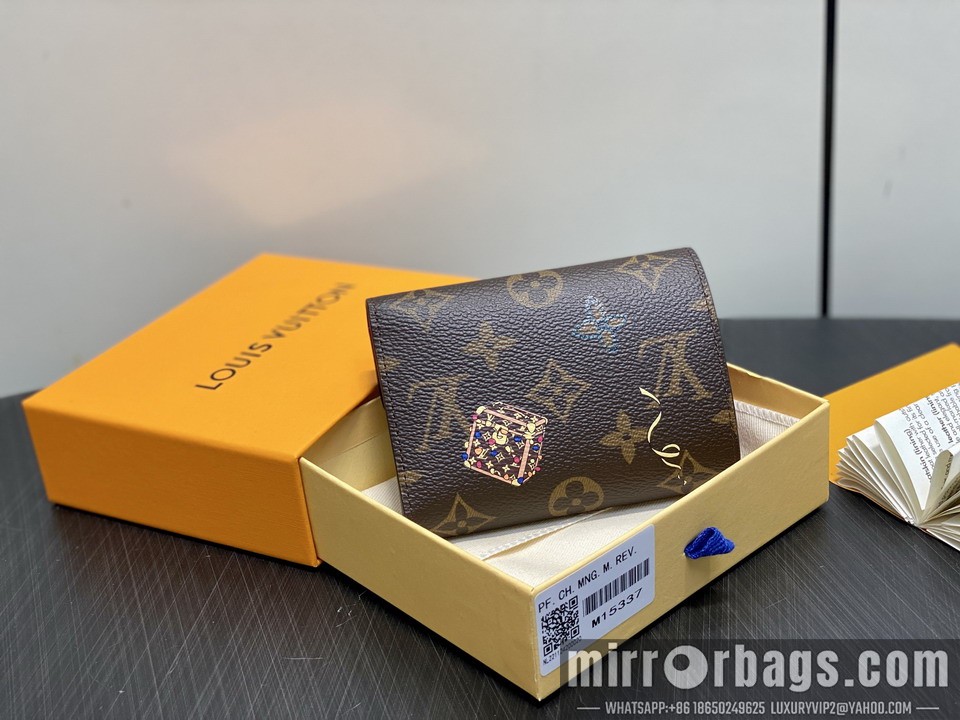 LV Bags Victorine M15337 9.5x2.5x12cm gf