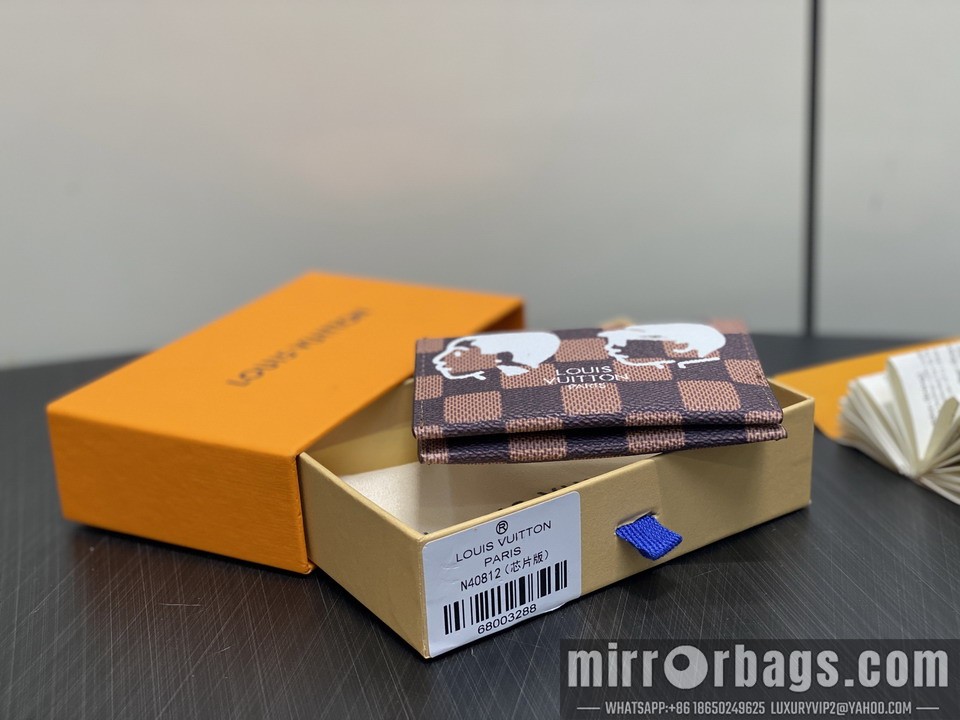 LV Bags Slim N40812 7.3x1x10.6cm gf