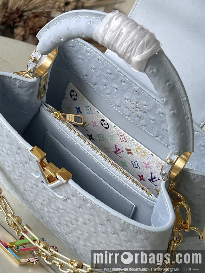LV Bags Cap M48865 27x17.3x9cm gf