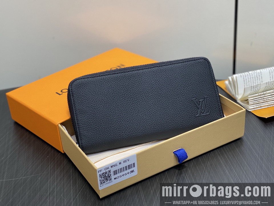 LV Bags Zippy M25959 21x2.5x10cm gf