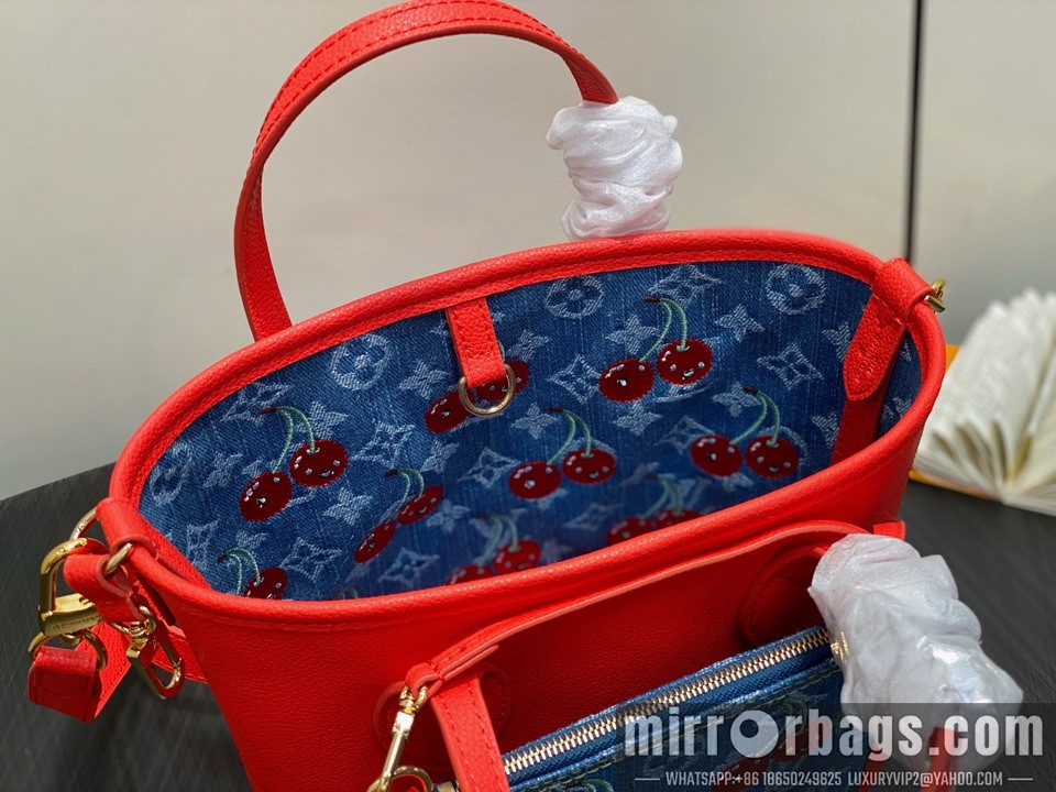 LV Bags Neverfull M14997 26.5x16.5x11cm gf