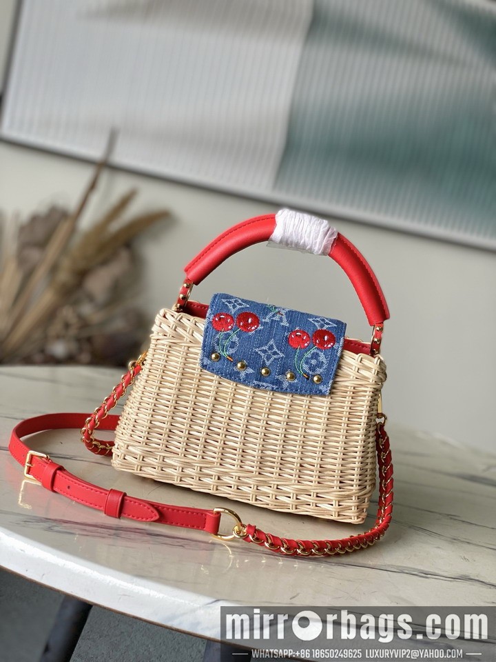 LV Bags Cap M14295 21x13.6x8cm gf
