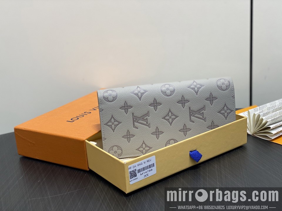 LV Bags Brazza M14788 10x19x2cm gf