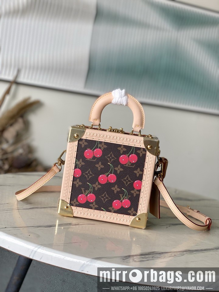 LV Bags Square Trunk M14040 17x17x8cm gf