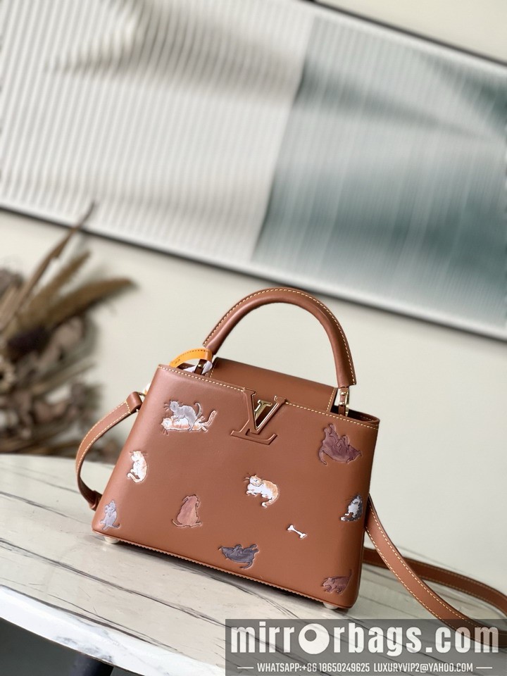 LV Bags Cap M25874 27x17.3x9cm gf