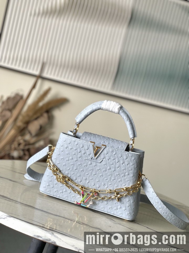 LV Bags Cap M48865 27x17.3x9cm gf